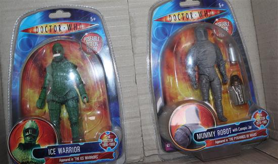 Doctor Who - Character Options - poseable action figures; carded blister packs and latter boxed (18)